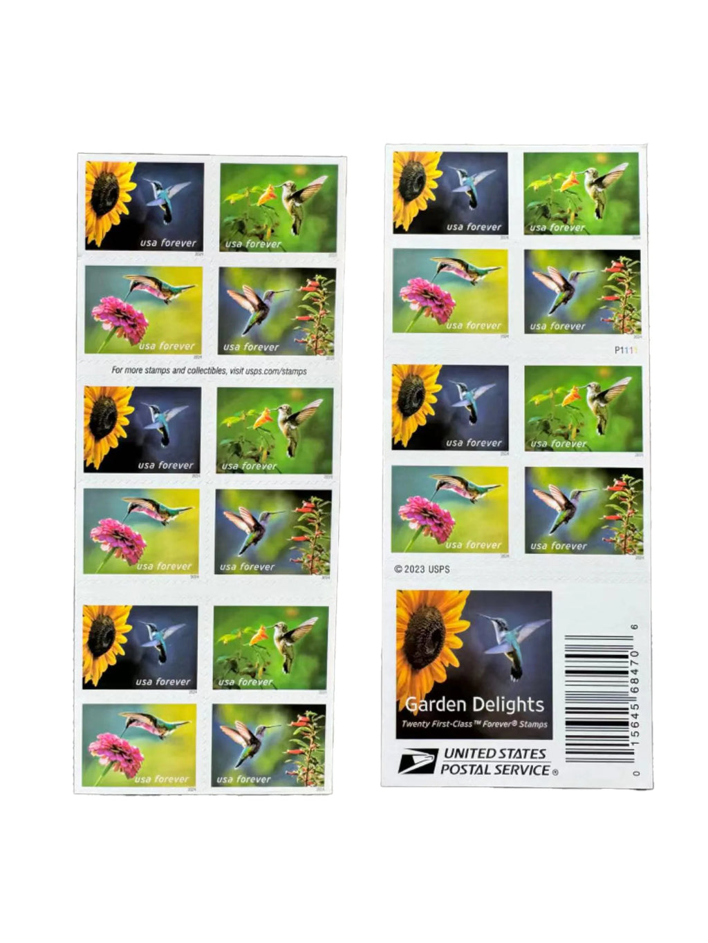 Garden Delights Self-Stick - 1000 Forever Stamps