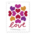 Love Hearts Blossom Self-Stick - 1000 Forever Stamps