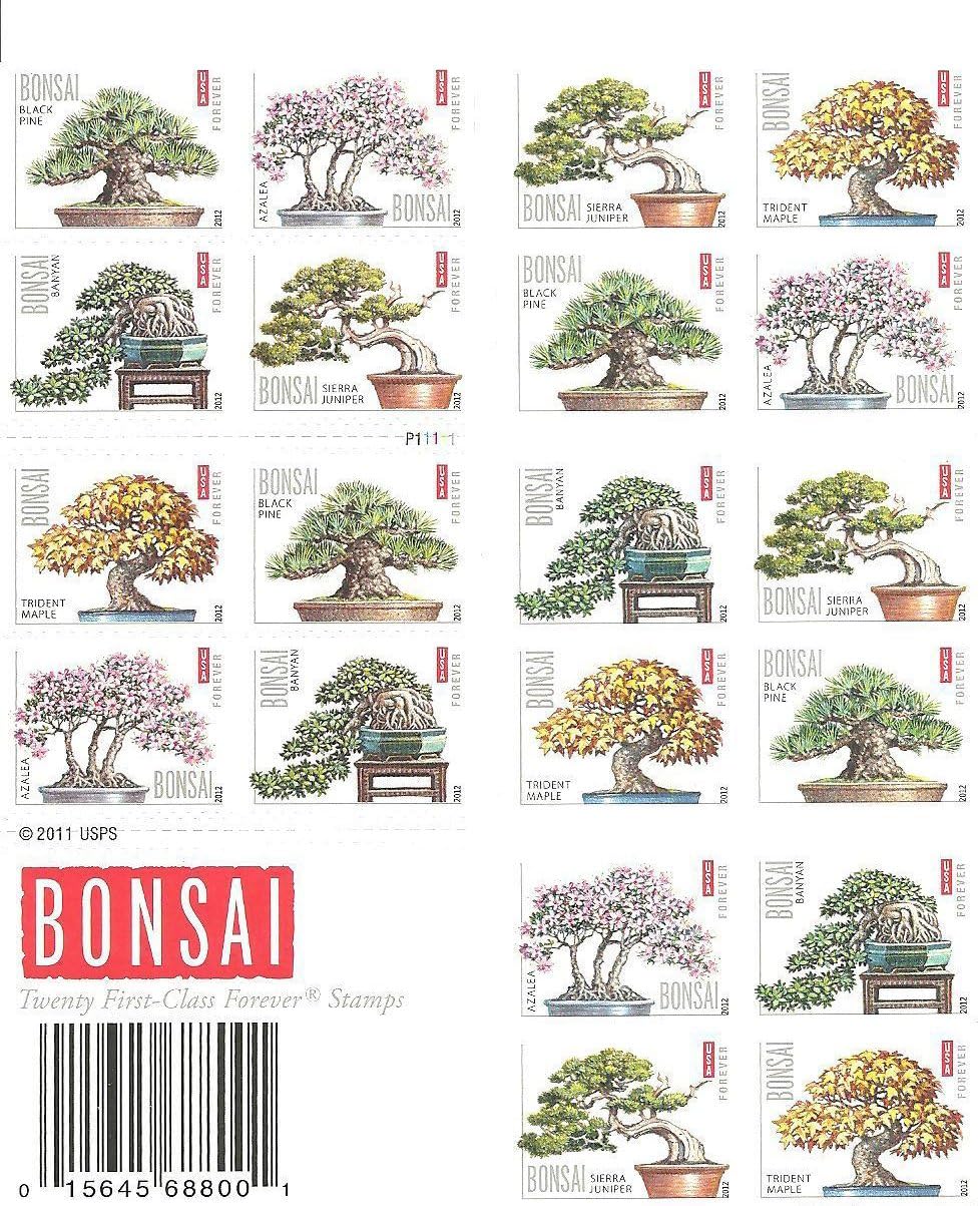 BONSAI TREE SELF-STICK - 1000 Forever Stamps